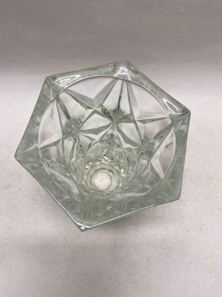 Ваза хрусталь СССР 17 см