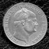 () Монета Германия (Империя) 1853 год 1  ""   Биметалл (Серебро - Ниобиум)  UNC
