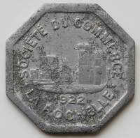 (№1922) Монета Франция 1922 год 25 Centimes