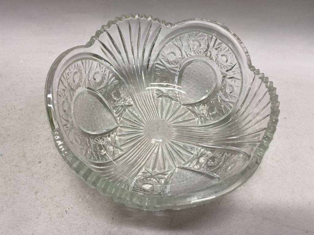 Салатник хрусталь СССР