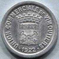 (№1922) Монета Франция 1922 год 5 Centimes (Вимутье)
