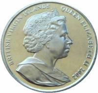 () Монета Британские Виргинские острова 2002 год 1 доллар ""   PROOF