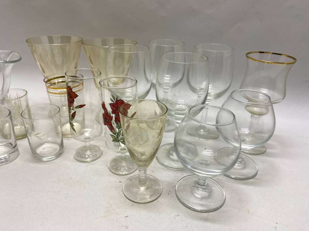 Рюмки стопки стекло, 17 шт