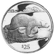 () Монета Британские Виргинские острова 1993 год 25  ""    AU