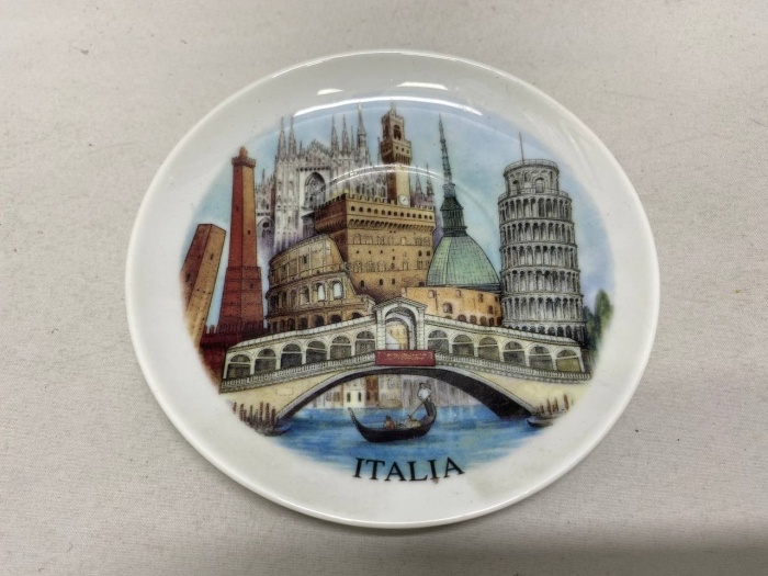Тарелка декоративная на стену Италия
