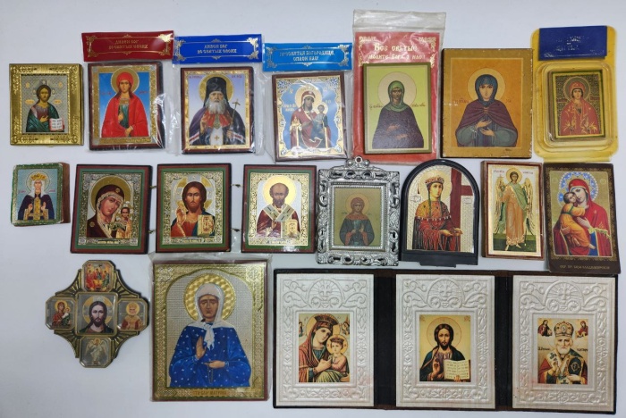 Набор икон 20 штук маленьких размеров