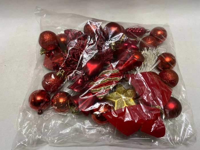Елочные украшения стекло и пластик