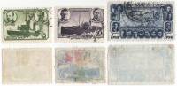 1940-10 11 13 Серия Набор марок 3 шт СССР  Дрейф парохода Георгий Седов II Θ