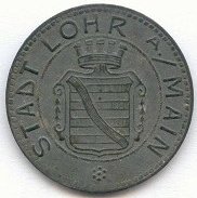 (№1919) Монета Германия 1919 год 10 Pfennig