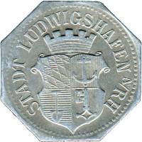 (№1917) Монета Германия 1917 год 50 Pfennig