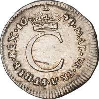 () Монета Монди Великобритания 1670 год 1 пенни ""  Биметалл (Серебро - Ниобиум)  UNC