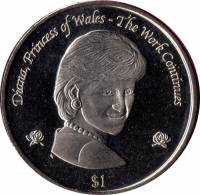 () Монета Британские Виргинские острова 2002 год 1 доллар ""   PROOF