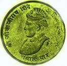 (№1942km178.2) Монета Индия 1942 год frac14; Anna
