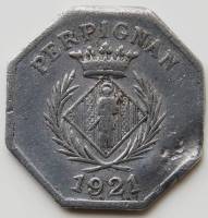 (№1917) Монета Франция 1917 год 10 Centimes