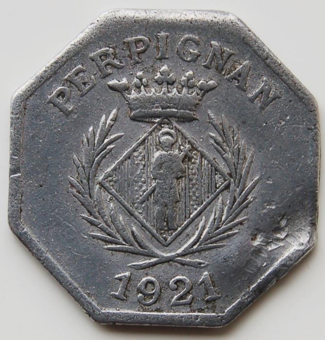 (№1917) Монета Франция 1917 год 10 Centimes
