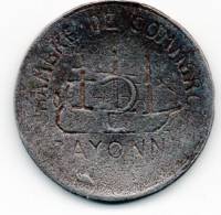 (№1922) Монета Франция 1922 год 5 Centimes