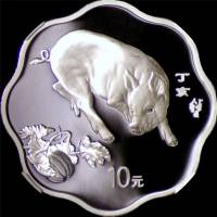 () Монета Китай 2007 год 10 юаней ""  Биметалл (Серебро - Ниобиум)  PROOF