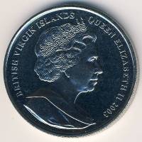() Монета Британские Виргинские острова 2003 год 1 доллар ""   PROOF