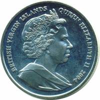() Монета Британские Виргинские острова 2004 год 1 доллар ""   PROOF