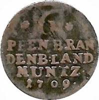 () Монета Германия (Империя) 1703 год 6000  ""   Биметалл (Серебро - Ниобиум)  UNC