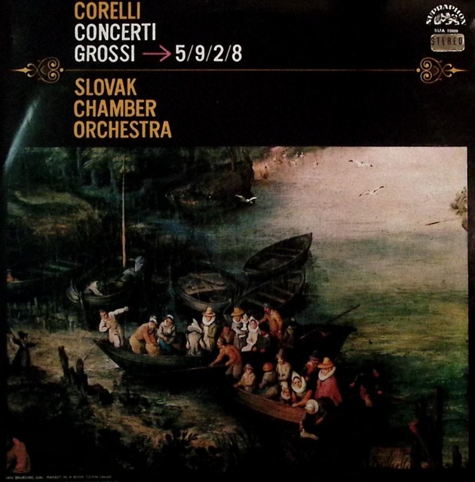 Пластинка виниловая &quot;A. Corelli. Concerti grossi fur Streichorchester op 6 Nr 5, 9, 2, 8&quot; Supraphon 
