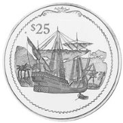 () Монета Британские Виргинские острова 1992 год 25  ""    AU