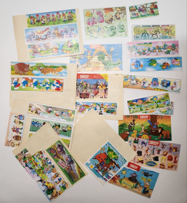 Коллекция вкладышей Киндер cюрприз 42 штуки