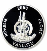 () Монета Вануату 2006 год 10 вату ""    PROOF