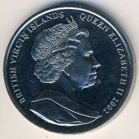 () Монета Британские Виргинские острова 2002 год 1 доллар ""   PROOF