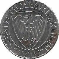 (№1919) Монета Германия 1919 год 10 Pfennig