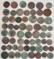 Набор разных монет до 1917 г на чистку 60 штук 