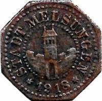 (№1918) Монета Германия 1918 год 10 Pfennig