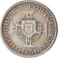 (№1953km77) Монета Ангола 1953 год 2.50 Escudos