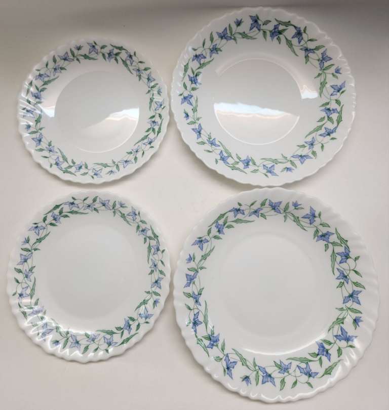 Тарелки 13 шт стеклокерамика 4 вида 