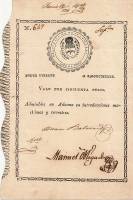 (№1820P-S111) Банкнота Аргентина 1820 год "50 Pesos"