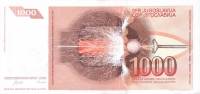 (№1992P-2c) Банкнота Босния и Герцеговина 1992 год "1,000 Dinara"