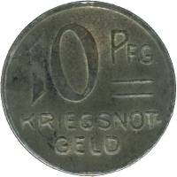 (№1918) Монета Германия 1918 год 10 Pfennig