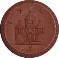 (№1921) Монета Германия 1921 год 50 Pfennig