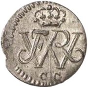 () Монета Германия (Империя) 1714 год 1  ""   Биметалл (Серебро - Тантал)  UNC