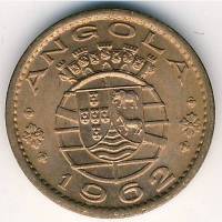 (№1962km78) Монета Ангола 1962 год 20 Centavos