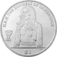 () Монета Британские Виргинские острова 2013 год 1 доллар ""   PROOF