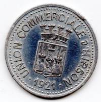 (№1921) Монета Франция 1921 год 10 Centimes