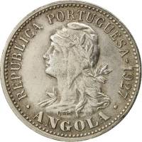(№1927km68) Монета Ангола 1927 год 20 Centavos (4 Macutas)