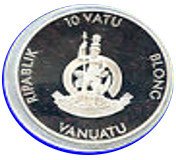 () Монета Вануату 2011 год 10 вату ""    PROOF