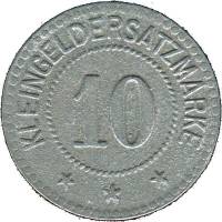 (№1919) Монета Германия 1919 год 10 Pfennig