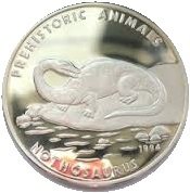 () Монета Камбоджа 1994 год 20  ""   Биметалл (Серебро - Ниобиум)  UNC