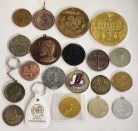 Коллекция медалей жетонов брелков СССР Олимпиада 80 70 лет Октября и других 20 штук