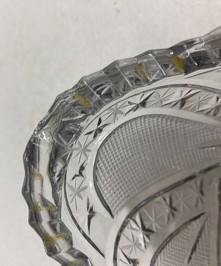 Салатник ладья, СССР (есть сколы)