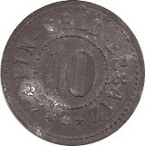 (№1918) Монета Германия 1918 год 10 Pfennig