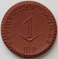 (№1921) Монета Германия 1921 год 1 Mark